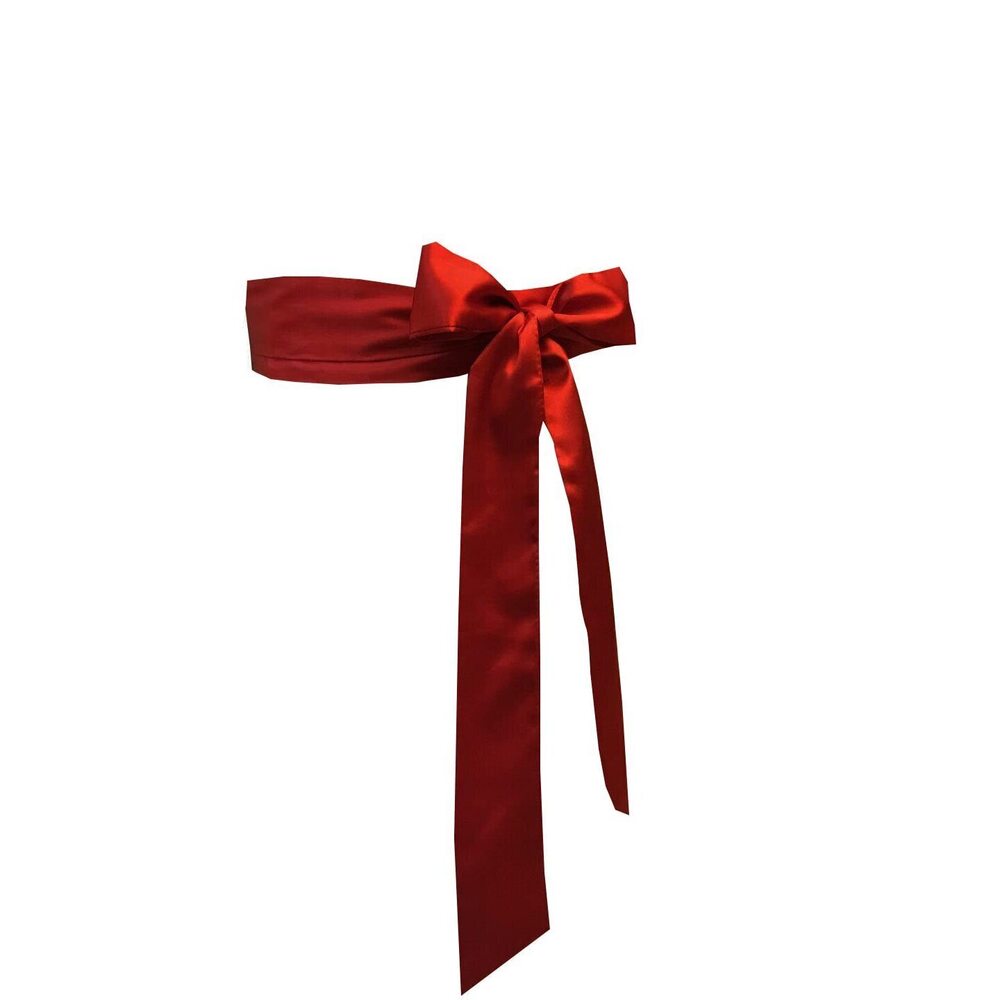9695 Satin Sash Belt For Bridal Wedding Bridesmaid Dress 2'' Wide Silk